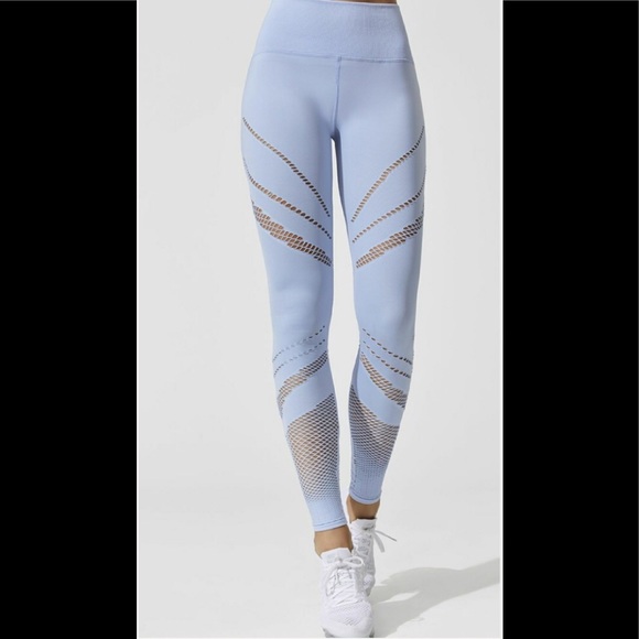 Alo yoga high waist seamless legging UV blue S - Picture 3 of 4